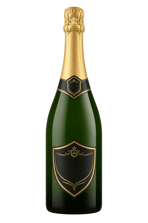 Sparkling wine bottle
