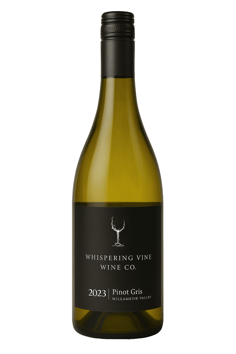 Whispering Vine 2023 Pinot Gris bottle shot