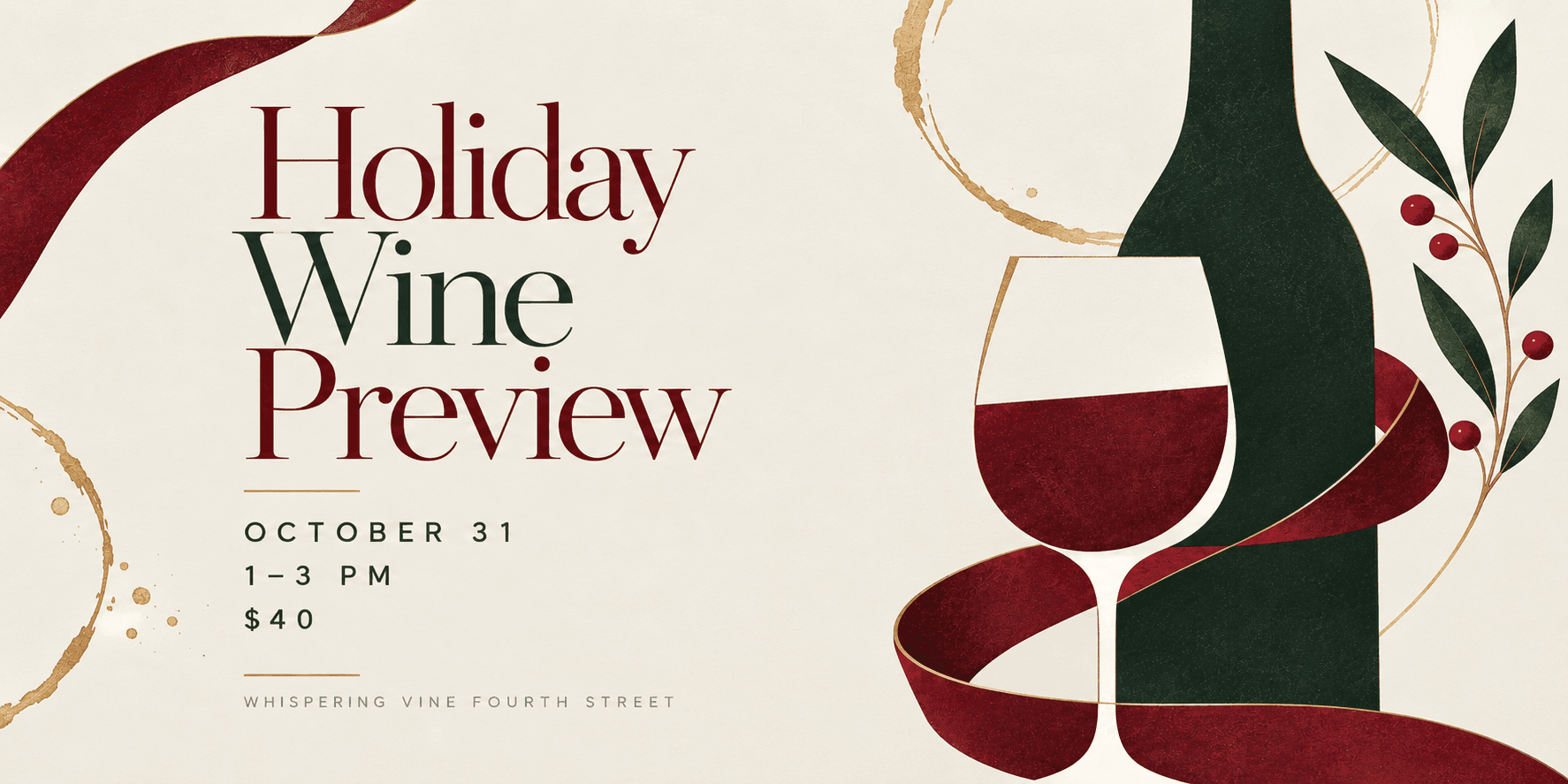 Holiday Wine Preview